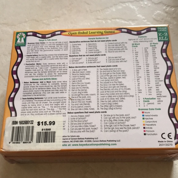 Sentence Building learning games - Picture 3 of 5